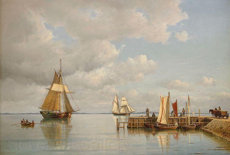 Carl Bille Sommardag i Oresund Norge oil painting art